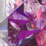 Birthstone: February, Amethyst Radiant Circle - 50cm